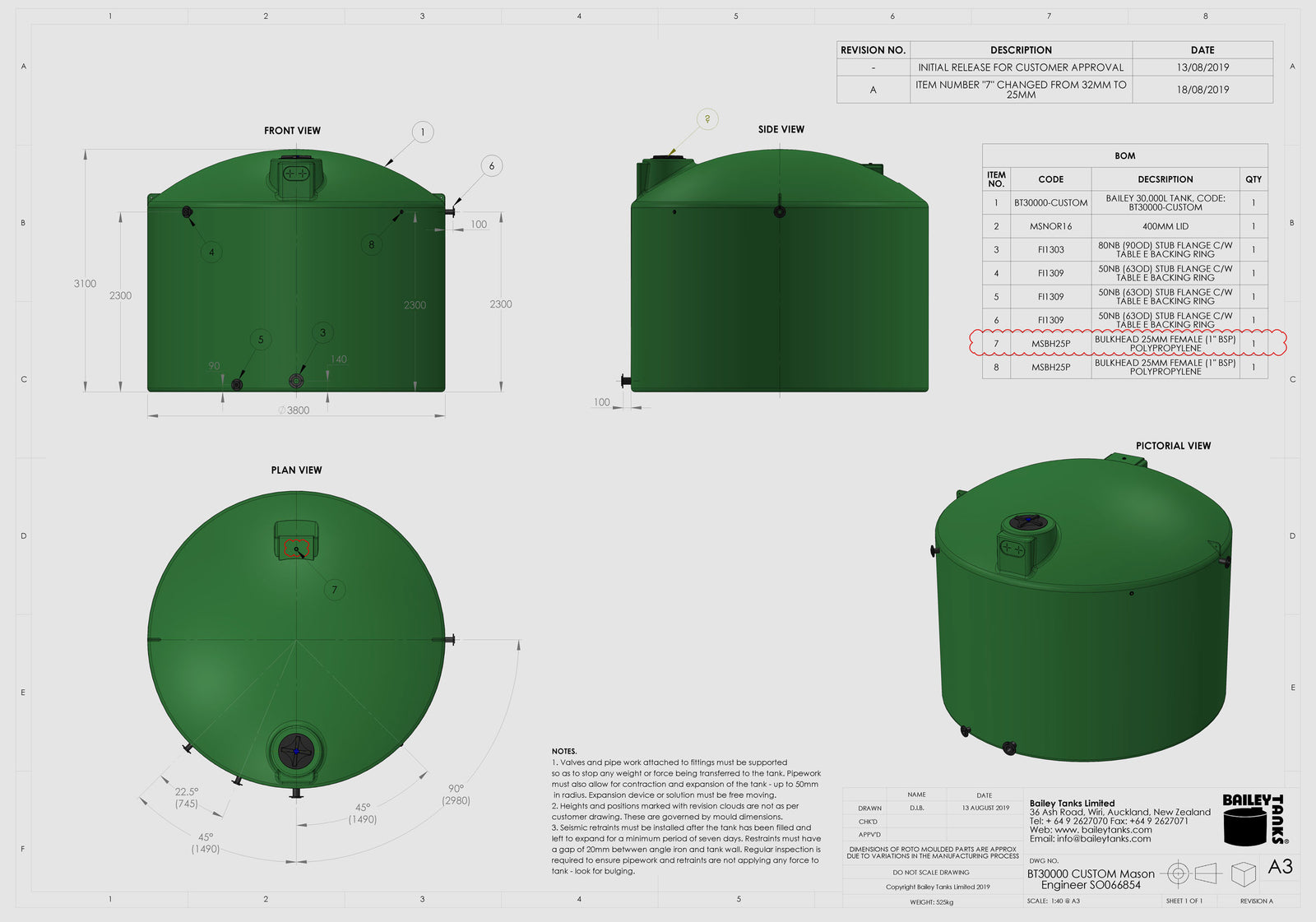 Final CAD Drawings Provided for Accurate Manufacturing and Sign-Off