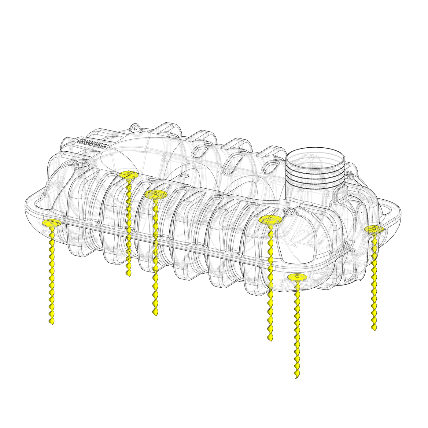 Spiral Restraint Kit - Suits 3000L Chunky Charlie (Soft/Loose Ground)