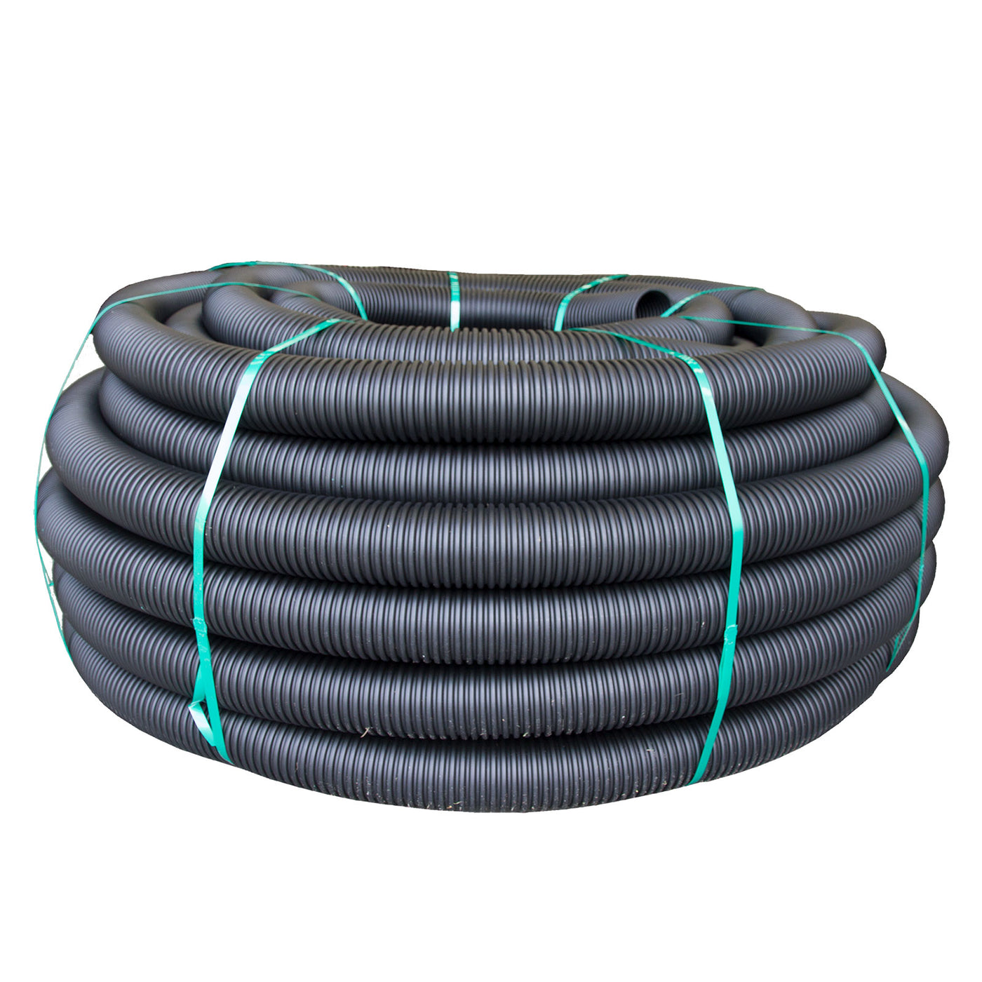 160mm x 45m Unslotted Black Snake Drainage Pipe
